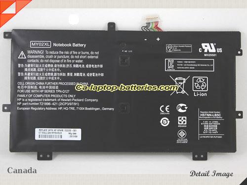 HP HSTNN-IB5C Battery 21Ah 7.4V  Li-ion