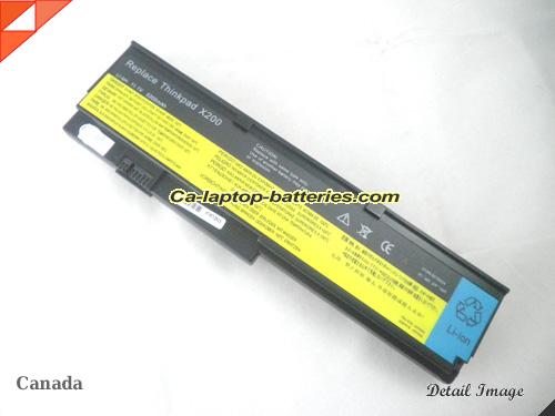 LENOVO Thinkpad X200S-7465 Replacement Battery 5200mAh 10.8V Black Li-ion
