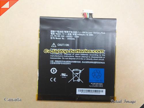 AMAZON 3555A2L Battery 4400mAh 3.7V Black Li-Polymer