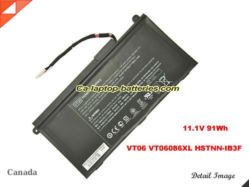 Genuine HP TPN-I103 Battery For laptop 91Wh, 11.1V, Black , Li-Polymer