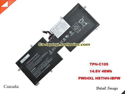 Genuine HP Spectre XT TOUCHSmart 15-4000eg Battery For laptop 48Wh, 14.8V, Black , Li-Polymer
