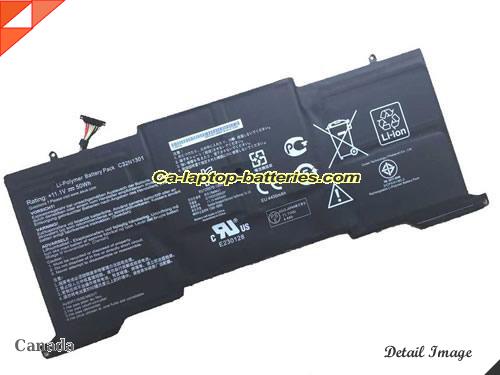 Genuine ASUS ZENBOOK UX31LA Battery For laptop 50Wh, 11.1V, Black , Li-ion