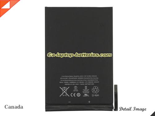 APPLE Ipad mini 1st gen Replacement Battery 4440mAh, 16.5Wh  3.72V Black Li-Polymer