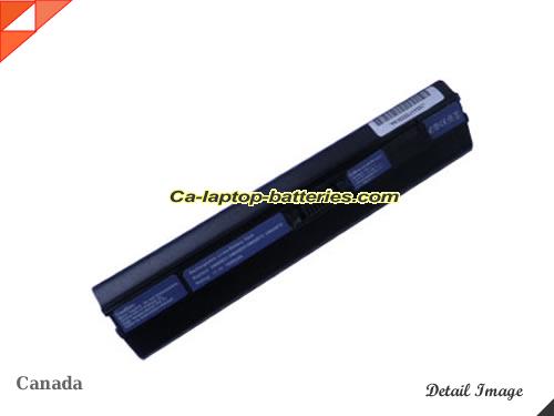 ACER Aspire One 751H-1061 Replacement Battery 7800mAh 11.1V Black Li-ion