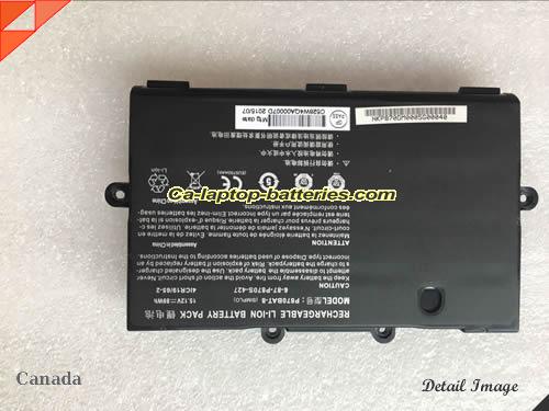 SAGER NP9870 Replacement Battery 6000mAh, 89Wh  15.12V Black Li-ion