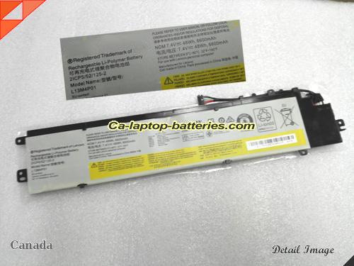 LENOVO Y40-80AT-ISE Replacement Battery 6600mAh, 48.8Wh  7.4V Black Li-Polymer