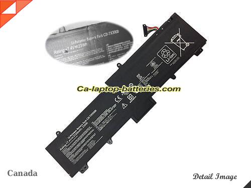 ASUS C21-TX300D Battery 3120mAh, 23Wh  7.2V Black Li-Polymer