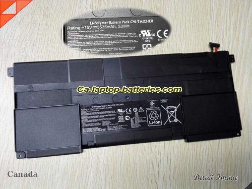 Genuine ASUS TAICHI 31 Battery For laptop 3535mAh, 53Wh , 15V, Black , Li-ion