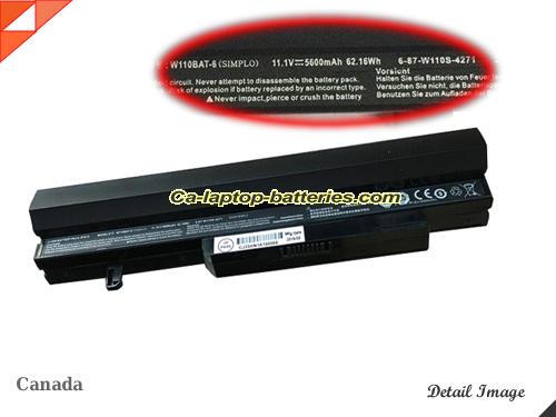 Genuine SAGER NP6110 Battery For laptop 5600mAh, 62.16Wh , 11.1V, Black , Li-ion