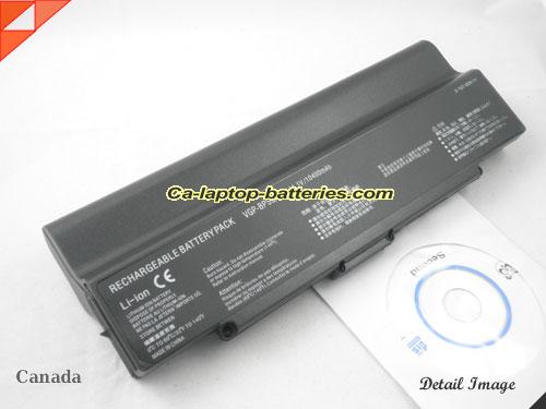 Replacement SONY VGP-BPS9A/B Laptop Computer Battery VGP-BPS9/S Li-ion 10400mAh Black In Canada 