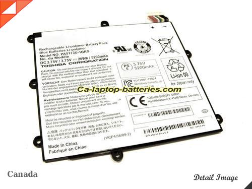 Genuine TOSHIBA PA5173U1BRS Laptop Computer Battery PA5173U Li-ion 5200mAh, 20Wh White In Canada 