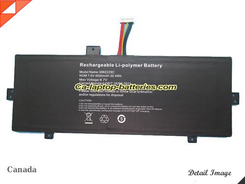 Genuine JUMPER 3882229C Laptop Computer Battery  Li-ion 4000mAh, 30.4Wh  In Canada 