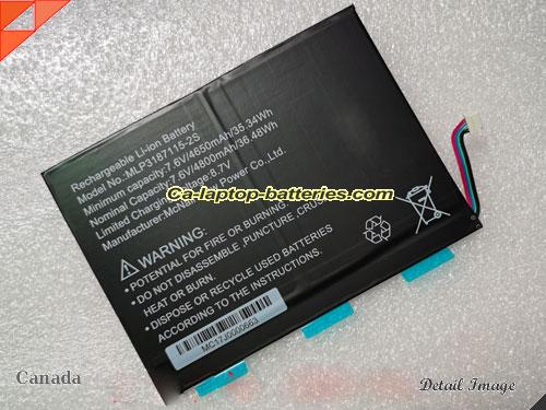 New MCNAIR MLP3187115-2S Laptop Computer Battery MLP31871152S Li-ion 4800mAh, 36.48Wh  In Canada 