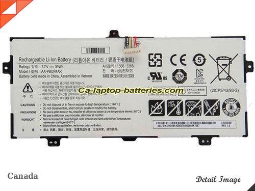 Genuine SAMSUNG AAPBUN4AR Laptop Computer Battery AA-PBUN4AR Li-ion 5120mAh, 39Wh White In Canada 