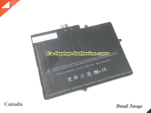 Genuine HP 635574-002 Laptop Computer Battery 649650-001 Li-ion 6000mAh, 22.2Wh Black In Canada 