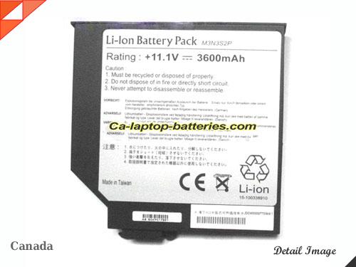 Genuine HAIER M3N3S2P Laptop Computer Battery  Li-ion 3600mAh, 41Wh Black In Canada 