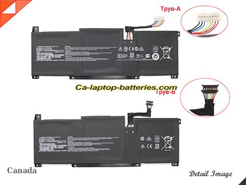 Genuine MSI BTY-M491 Laptop Computer Battery 3ICP6/71/74 Li-ion 4600mAh, 52.4Wh  In Canada 