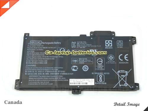 Genuine HP 916812-055 Laptop Computer Battery TPNW126 Li-ion 4212mAh, 48.01Wh Black In Canada 
