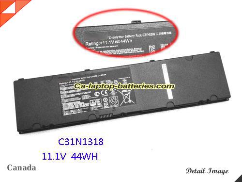 Genuine ASUS 0B200-00700000 Laptop Computer Battery C31N1318 Li-ion 4000mAh, 44Wh Black In Canada 