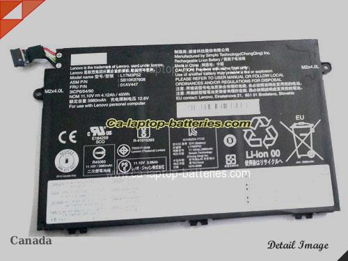 Genuine LENOVO 3ICP65490 Laptop Computer Battery L17M3P52 Li-ion 4120mAh, 45Wh Black In Canada 