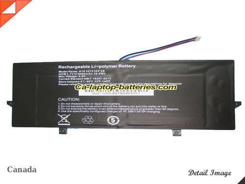 New JUMPER A10-3272103-2S Laptop Computer Battery A10 3272103 2S Li-ion 8000mAh, 29.6Wh  In Canada 
