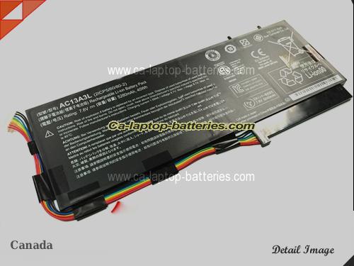 Genuine ACER 2ICP5/60/80-2 Laptop Computer Battery AC13A3L Li-ion 40Wh, 5280Ah Black In Canada 