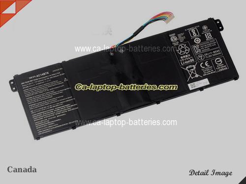 Genuine ACER AC14B7K Laptop Computer Battery  Li-ion 3320mAh, 50.7Wh Black In Canada 