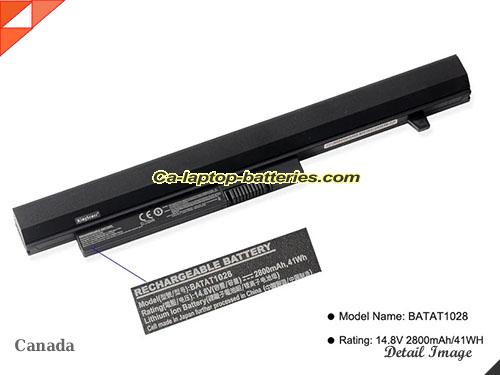 Genuine BENQ 4UR18650-T0880 Laptop Computer Battery 4UR18650-T0880/QAT10 Li-ion 2800mAh, 41Wh Black In Canada 