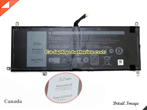Genuine DELL GFKG3 Laptop Computer Battery 0VN25R Li-ion 32Wh Black In Canada 