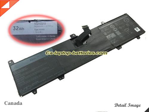Genuine DELL P24T001 Laptop Computer Battery 8NWF3 Li-ion 4200mAh, 32Wh Black In Canada 