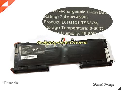 Genuine DELL TU131-TS63-74 Laptop Computer Battery TU131 Li-ion 45Wh Black In Canada 