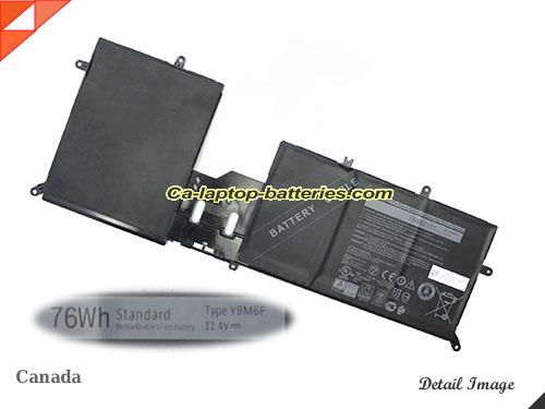 Genuine DELL Y9M6F Laptop Computer Battery  Li-ion 6490mAh, 76Wh Black In Canada 