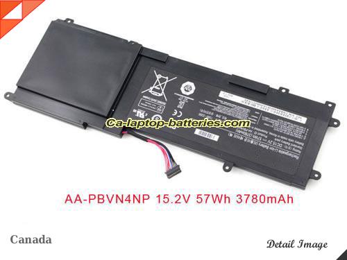 Genuine SAMSUNG PBVN4NP Laptop Computer Battery AA-PBVN4NP Li-ion 3780mAh, 57Wh Black In Canada 