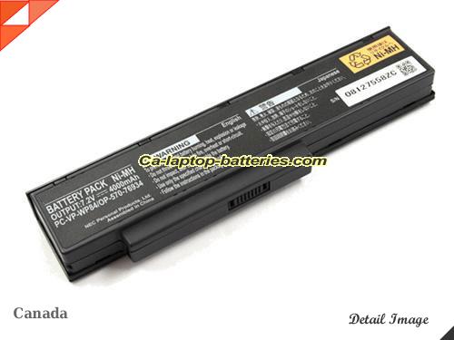 Genuine NEC OP-570-76934 Laptop Computer Battery PC-VP-WP84 Li-ion 4000mAh, 28.8Wh  In Canada 