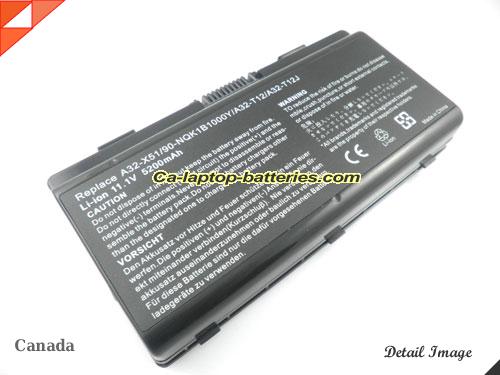 Replacement ASUS A31T12 Laptop Computer Battery A32-T12 Li-ion 5200mAh Black In Canada 