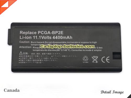 Replacement SONY PCGA-BP2E Laptop Computer Battery PCGA-BP2EA Li-ion 4400mAh, 49Wh Black In Canada 
