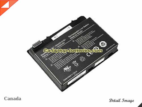 Replacement HASEE A42-3S4400-G13 Laptop Computer Battery A41-3S4400-G1L3 Li-ion 4400mAh Black In Canada 