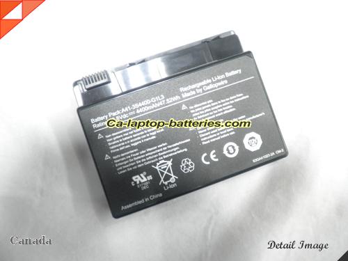 Replacement HASEE A41-3S4400-C1H1 Laptop Computer Battery A41-3S4400-G1L3 Li-ion 4400mAh, 47.52Wh Black In Canada 