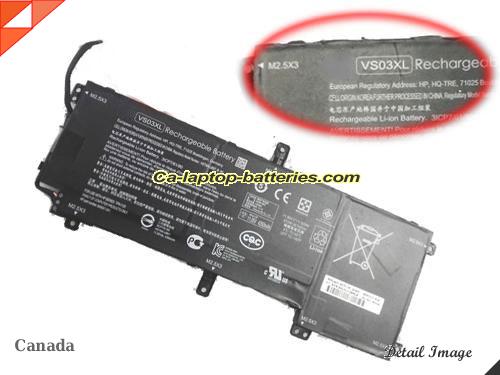 Genuine HP 849047-541 Laptop Computer Battery VS03XL Li-ion 52Wh Black In Canada 