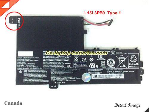 Genuine LENOVO L15L3PB0 Laptop Computer Battery 5B10M49826 Li-ion 4610mAh, 53Wh Black In Canada 