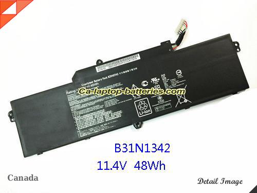 Genuine ASUS B31N1342 Laptop Computer Battery  Li-ion 48Wh Black In Canada 