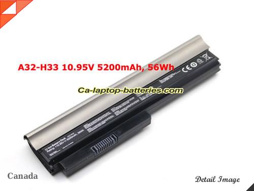 Genuine HASEE A32-H33 Laptop Computer Battery NBP6A195 Li-ion 5200mAh, 56Wh Grey In Canada 