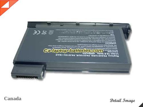 Replacement TOSHIBA PA2510 Laptop Computer Battery PA2510UR Li-ion 4400mAh Grey In Canada 