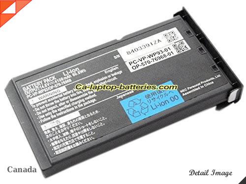 Genuine NEC OP57076968 Laptop Computer Battery OP-570-76968 Li-ion 4800mAh, 60Wh Black In Canada 