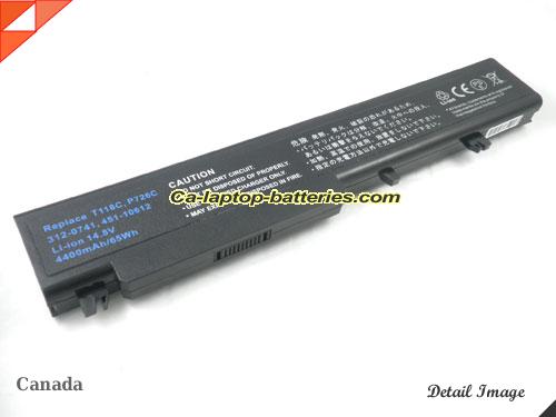 Replacement DELL T117C Laptop Computer Battery 451-10612 Li-ion 4400mAh Black In Canada 