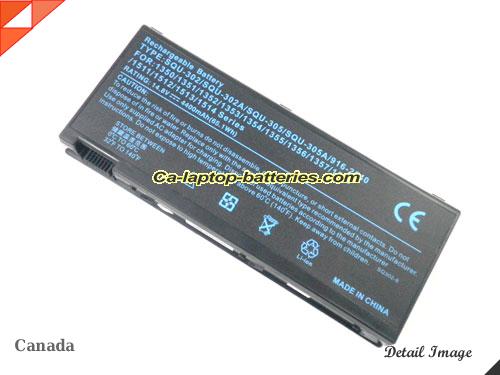 Replacement ACER SQU-305 Laptop Computer Battery BT.A1007.001 Li-ion 6600mAh Black In Canada 