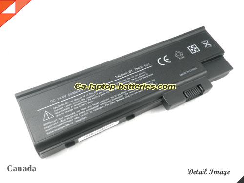 Replacement ACER BT.T5005.001 Laptop Computer Battery BT.00803.017 Li-ion 4400mAh Black In Canada 
