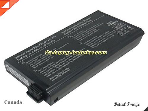 Replacement UNIWILL 258-4S4400-S1P1 Laptop Computer Battery NBP001390-00 Li-ion 4400mAh Black In Canada 