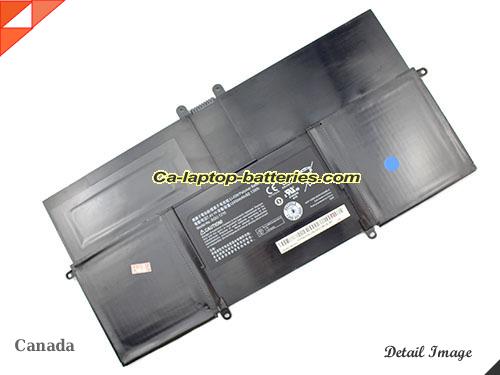 Genuine HASEE SQU1210 Laptop Computer Battery SQU-1210 Li-ion 12450mAh, 92.13Wh Black In Canada 