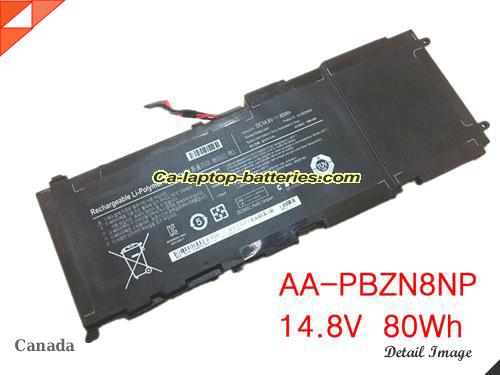 Genuine SAMSUNG AA-PBZN8NP Laptop Computer Battery  Li-ion 80Wh Black In Canada 